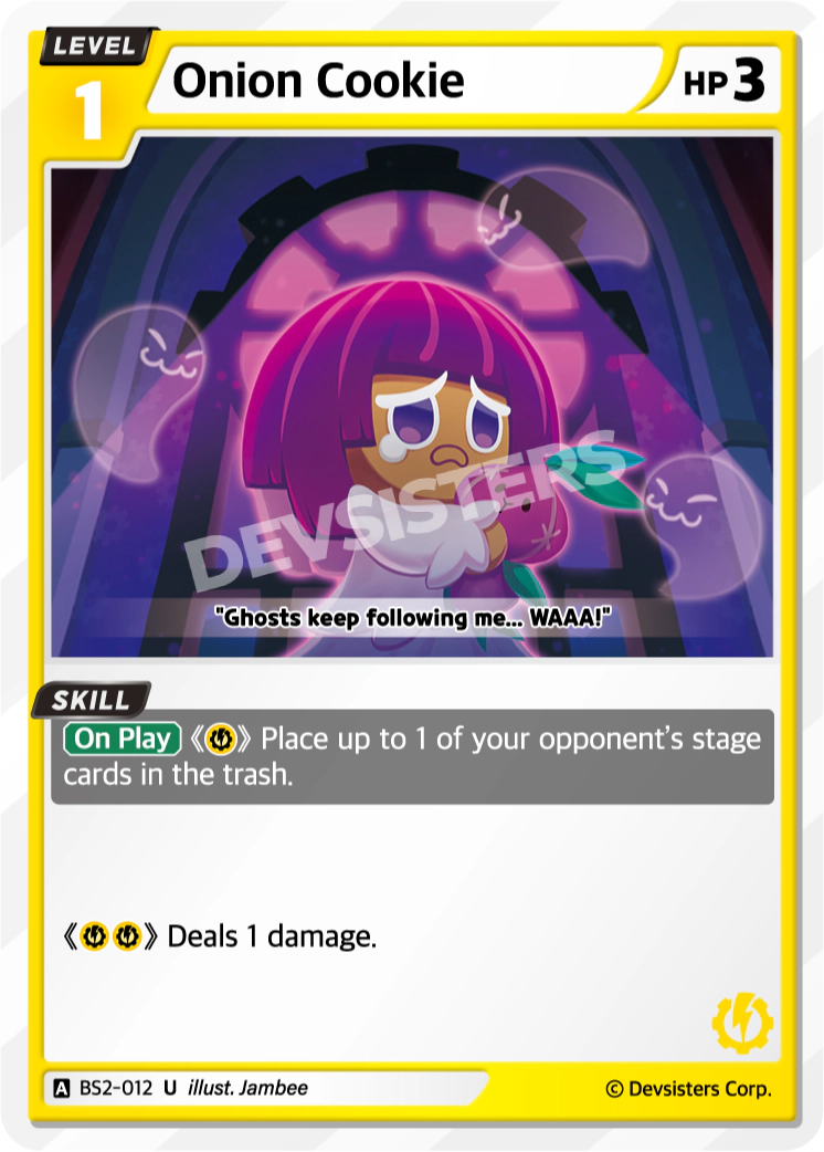Image for Onion Cookie (BS2-012) (BS2) - CookieRun: Braverse TCG