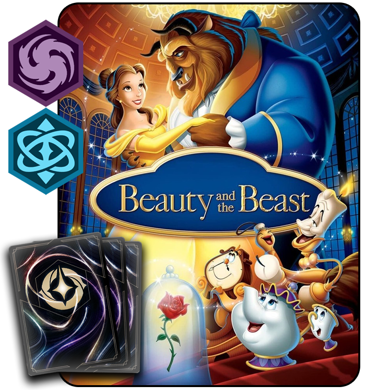 LORCANA THEME STARTERS: BEAUTY AND THE BEAST (AMETHYST/SAPPHIRE)