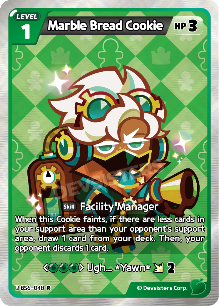 Image for Marble Bread Cookie (BS6-048) (BS6) - CookieRun: Braverse TCG