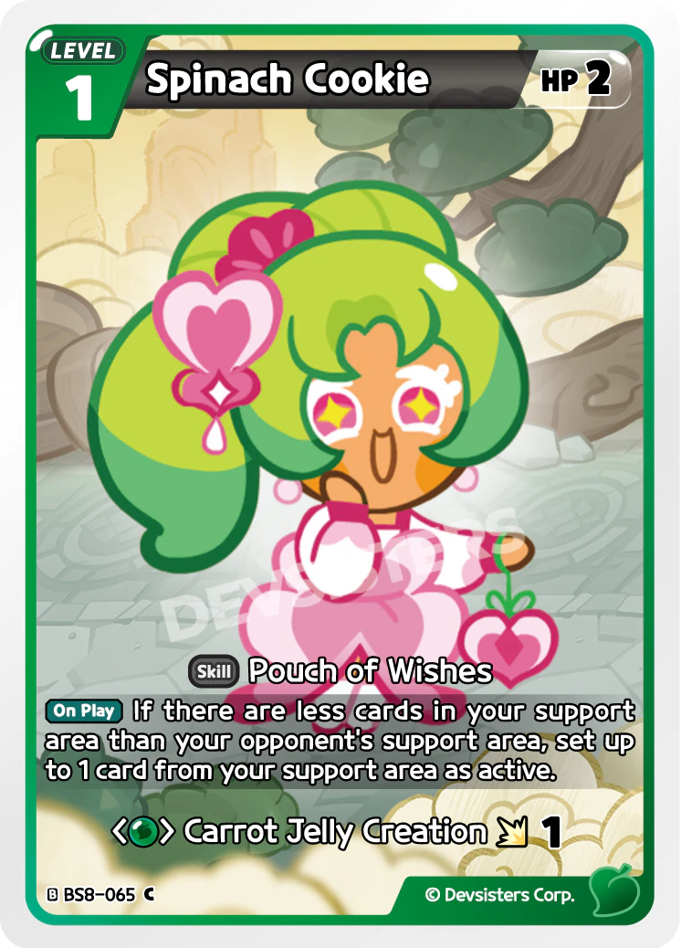 Image for Spinach Cookie (BS8-065) (BS8) - CookieRun: Braverse TCG