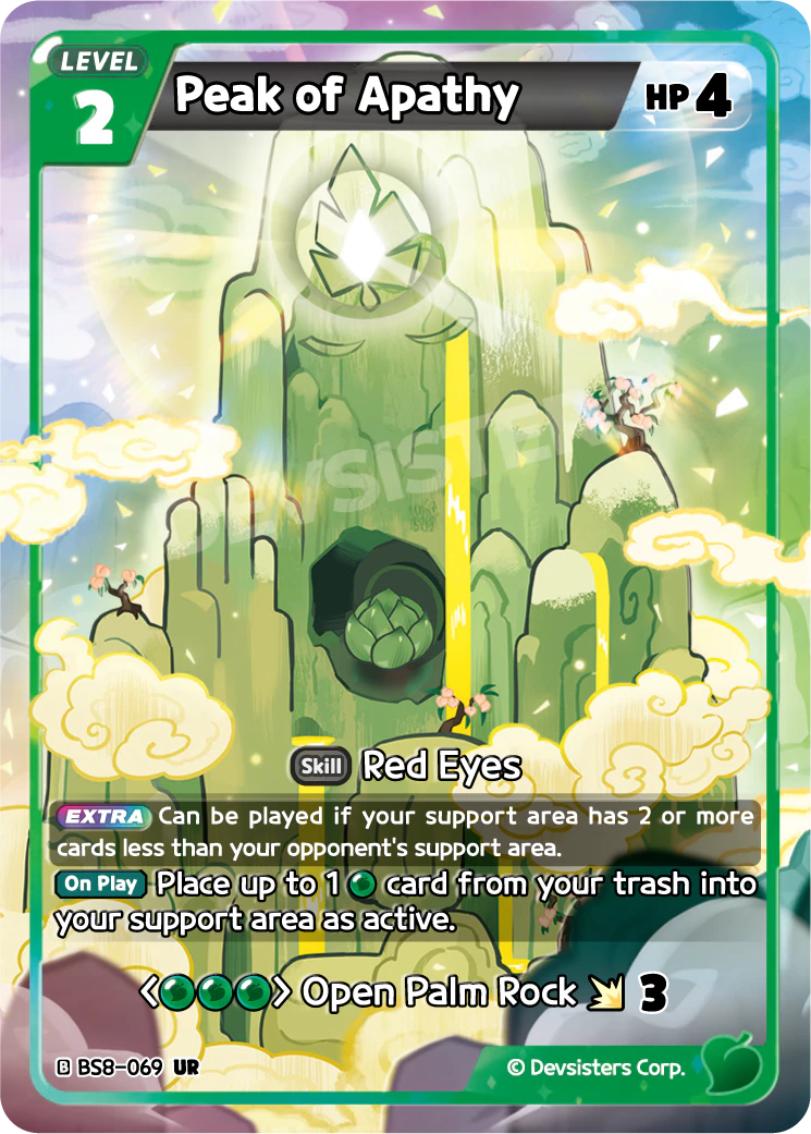 Image for Peak of Apathy (BS8-069) (BS8) - CookieRun: Braverse TCG