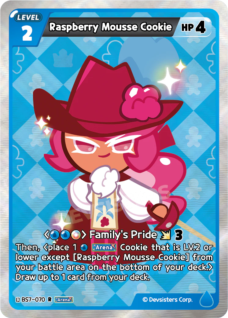 Image for Raspberry Mousse Cookie (BS7-070) (BS7) - CookieRun: Braverse TCG