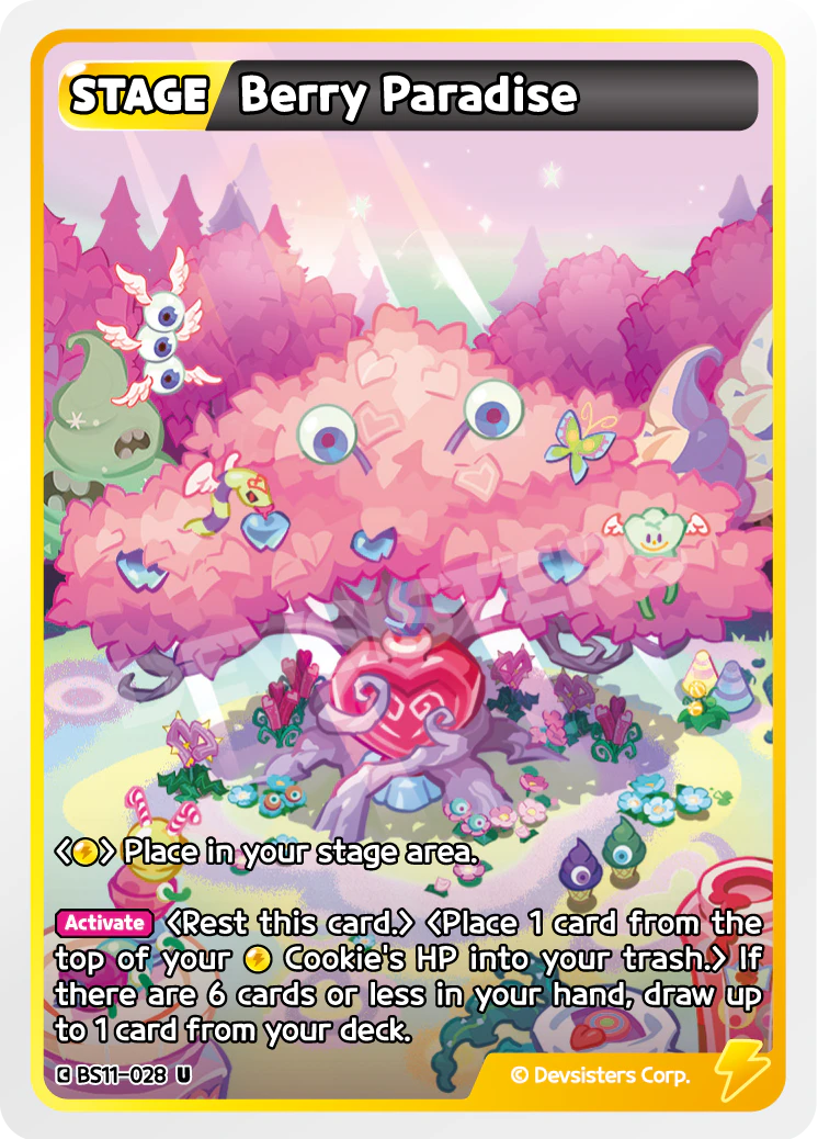 Image for Berry Paradise (BS11-028) (BS11) - CookieRun: Braverse TCG