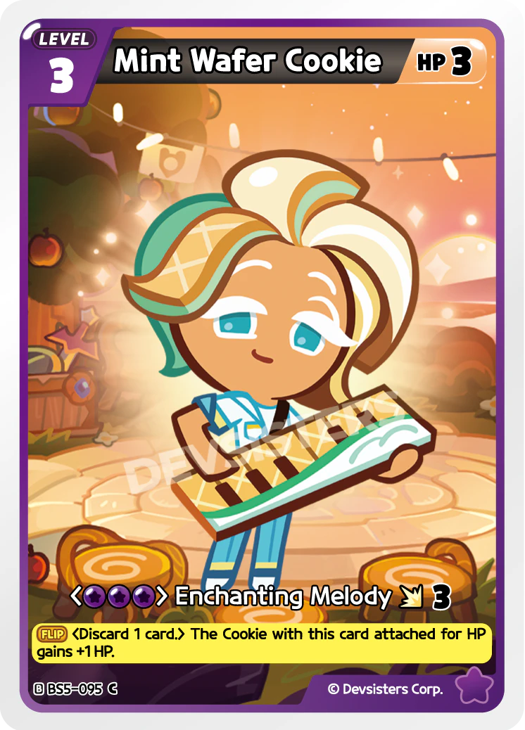 Image for Mint Wafer Cookie (BS5-095) (BS5) - CookieRun: Braverse TCG