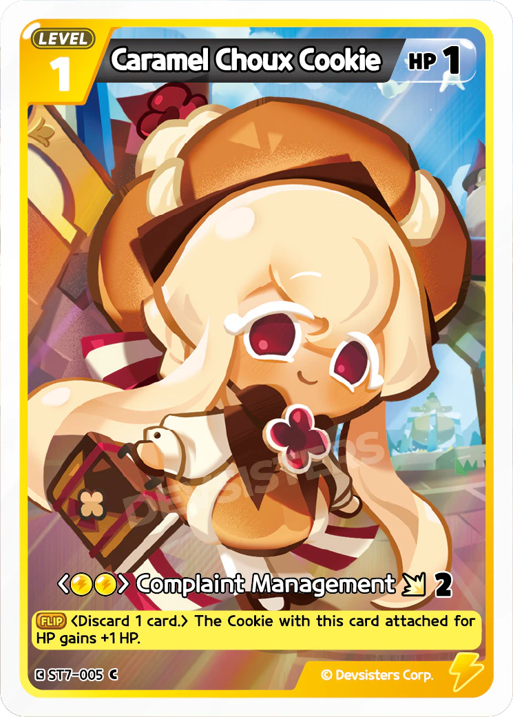 Image for Caramel Choux Cookie (ST7-005) (ST7) - CookieRun: Braverse TCG