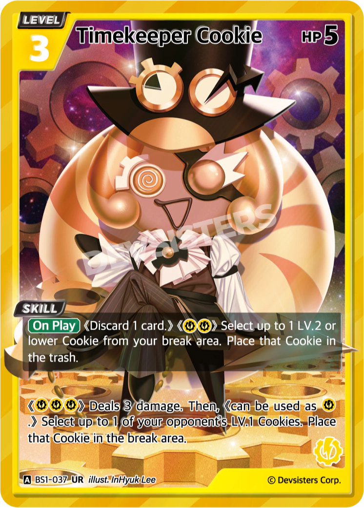 Image for Timekeeper Cookie (BS1-037) (BS1) - CookieRun: Braverse TCG