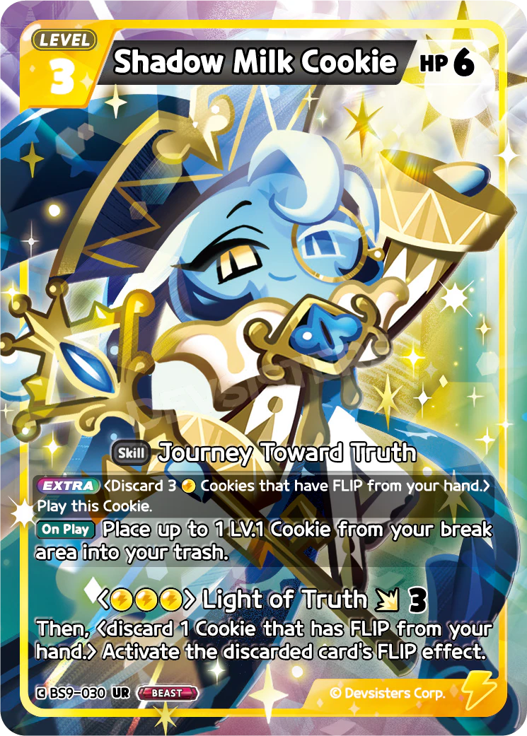 Image for Shadow Milk Cookie (BS9-030) (BS9) - CookieRun: Braverse TCG