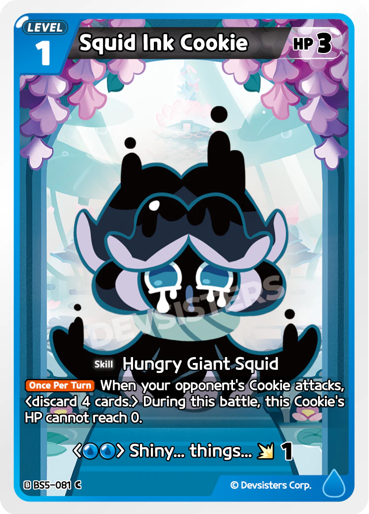 Image for Squid Ink Cookie (BS5-081) (BS5) - CookieRun: Braverse TCG
