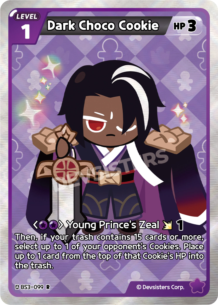 Image for Dark Choco Cookie (BS3-099) (BS3) - CookieRun: Braverse TCG