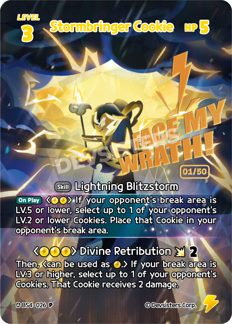 Image for Stormbringer Cookie (BS4_026) (BS4) - CookieRun: Braverse TCG
