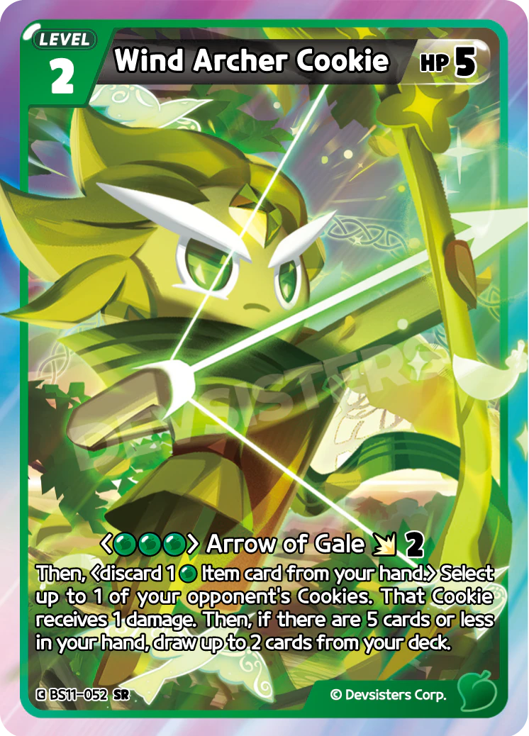 Image for Wind Archer Cookie (BS11-052) (BS11) - CookieRun: Braverse TCG
