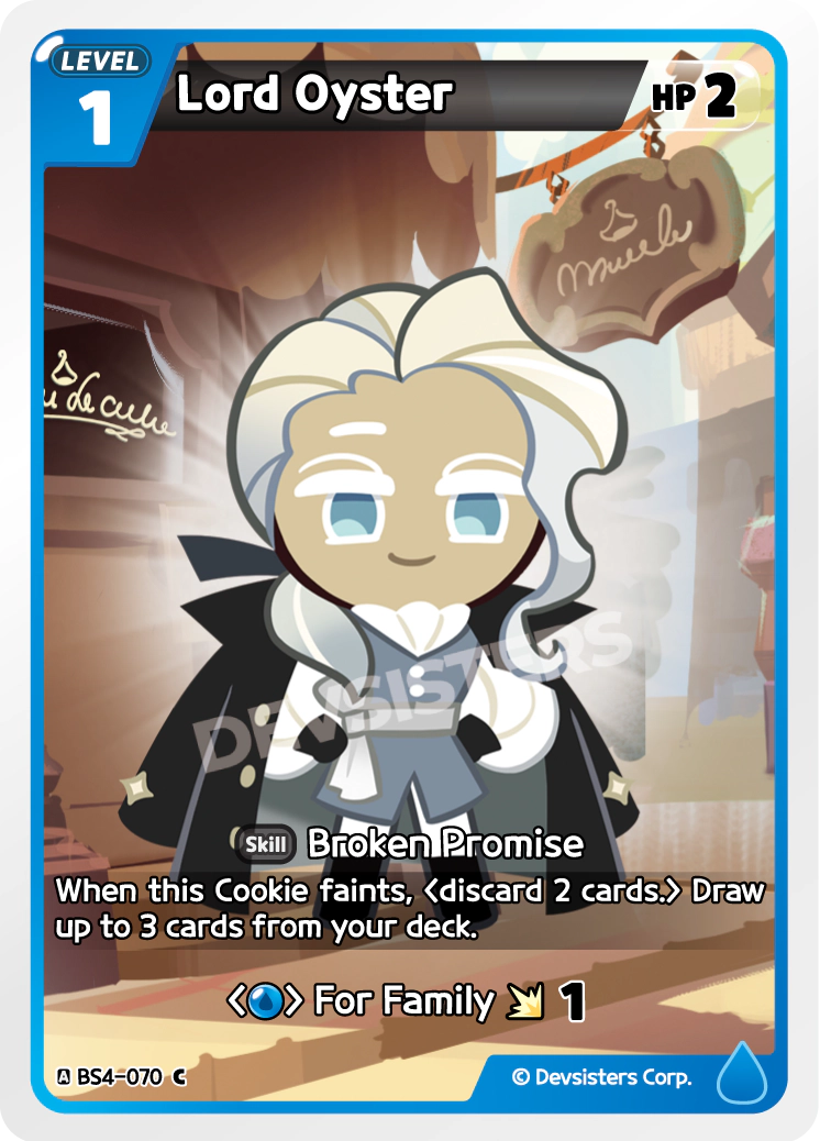 Image for Lord Oyster (BS4-070) (BS4) - CookieRun: Braverse TCG