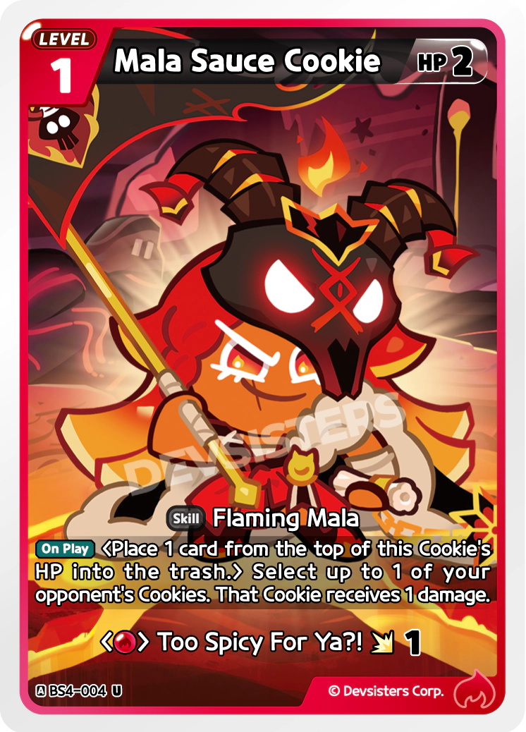 Image for Mala Sauce Cookie (BS4-004) (BS4) - CookieRun: Braverse TCG