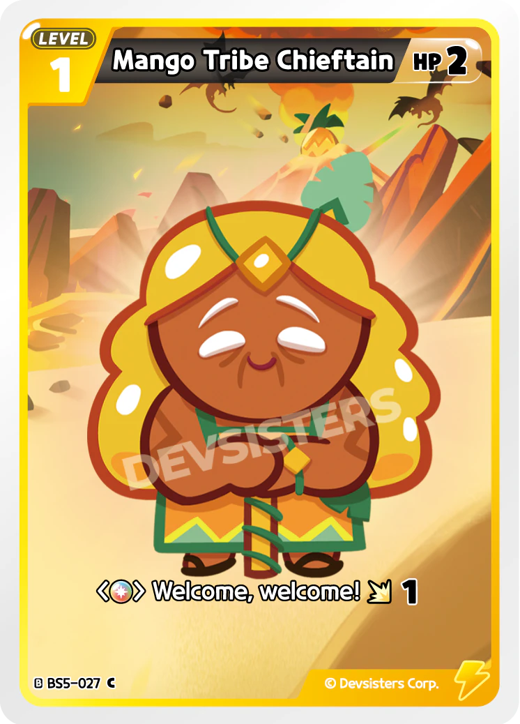 Image for Mango Tribe Chieftain (BS5-027) (BS5) - CookieRun: Braverse TCG
