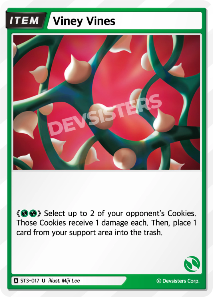 Image for Viney Vines (ST3-017) (ST3) - CookieRun: Braverse TCG