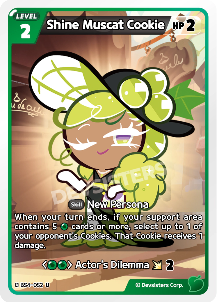 Image for Shine Muscat Cookie (BS4-052) (BS4) - CookieRun: Braverse TCG