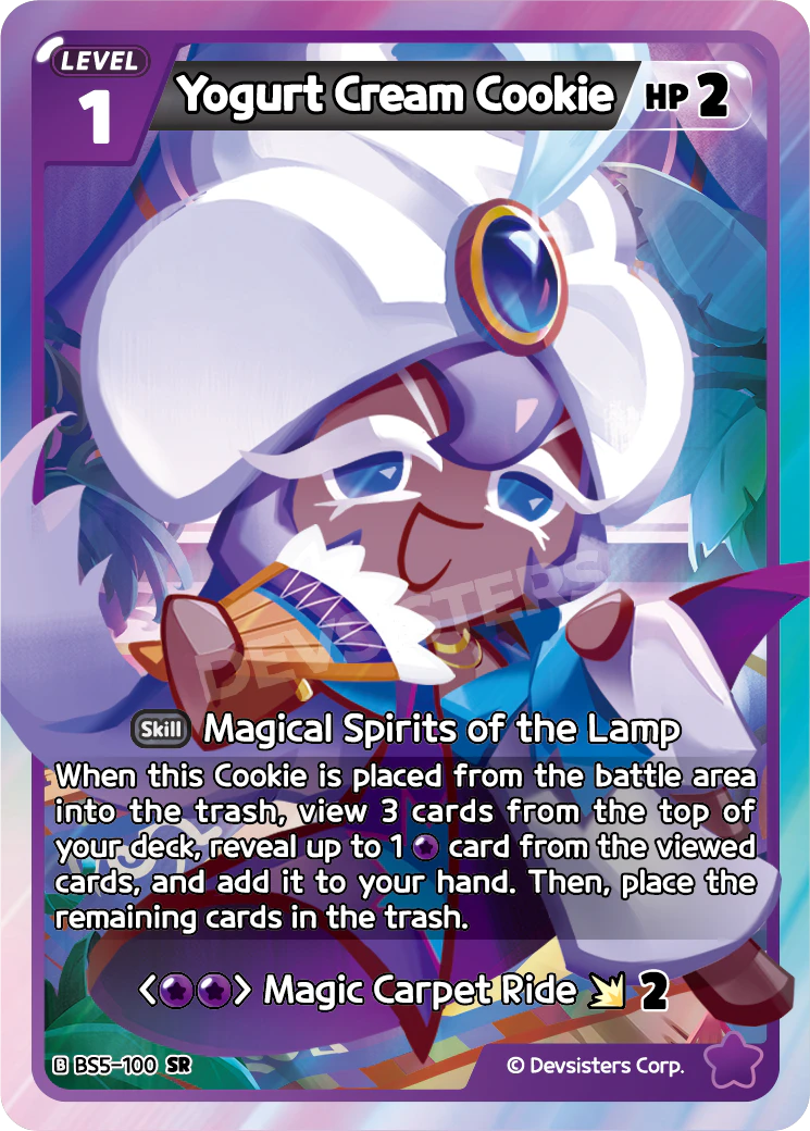 Image for Yogurt Cream Cookie (BS5-100) (BS5) - CookieRun: Braverse TCG