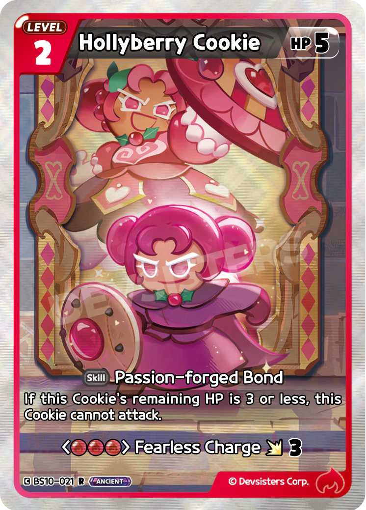 Image for Hollyberry Cookie (BS10-021) (BS10) - CookieRun: Braverse TCG
