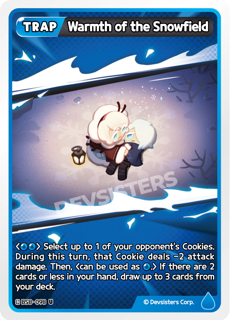 Image for Warmth of the Snowfield (BS8-098) (BS8) - CookieRun: Braverse TCG