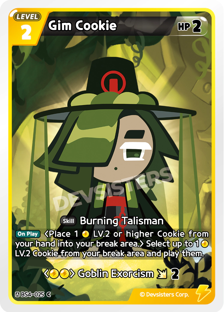 Image for Gim Cookie (BS4-025) (BS4) - CookieRun: Braverse TCG