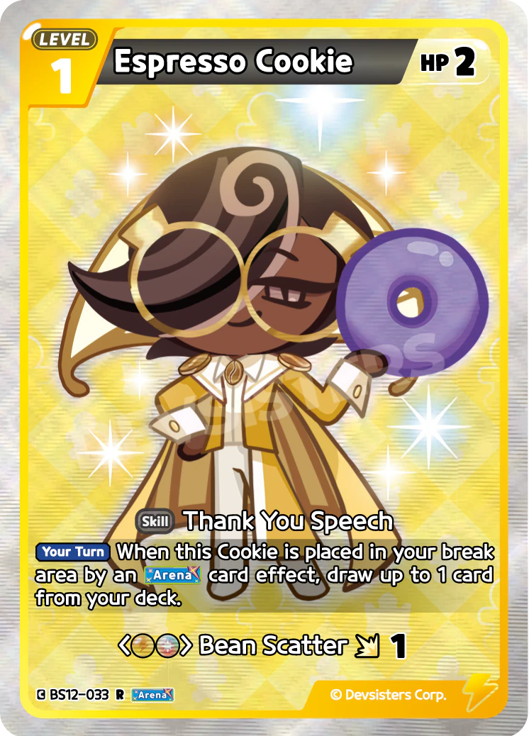 Image for Espresso Cookie (BS12-033) (BS12) - CookieRun: Braverse TCG