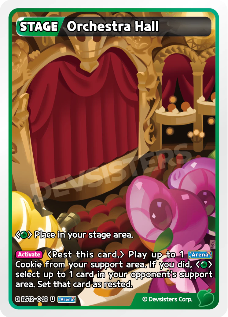 Image for Orchestra Hall (BS12-048) (BS12) - CookieRun: Braverse TCG