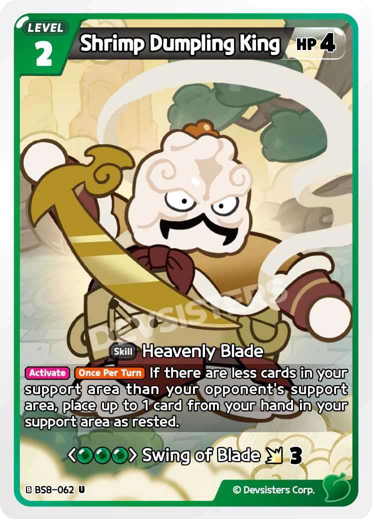 Image for Shrimp Dumpling King (BS8-062) (BS8) - CookieRun: Braverse TCG