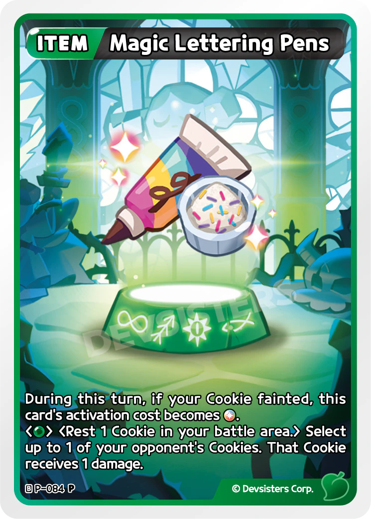 Image for Magic Lettering Pens (P-084) (P) - CookieRun: Braverse TCG