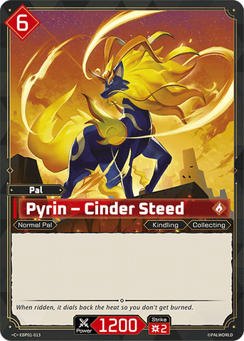 Image for Pyrin – Cinder Steed (EBP01-013) (EBP01) - Palworld Official Card Game