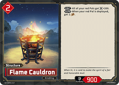 Image for Flame Cauldron (EBP01-017) (EBP01) - Palworld Official Card Game