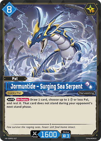 Image for Jormuntide – Surging Sea Serpent (EBP01-027) (EBP01) - Palworld Official Card Game