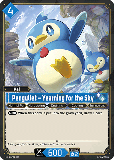 Image for Pengullet – Yearning for the Sky (EBP01-028) (EBP01) - Palworld Official Card Game