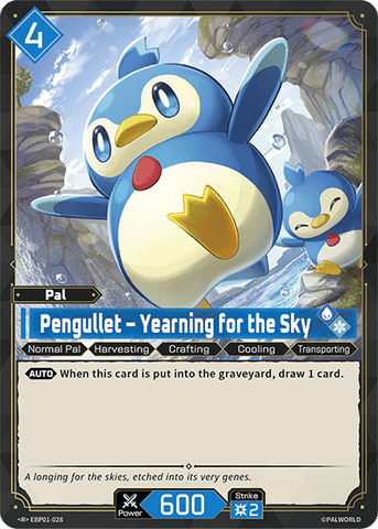 Image for Pengullet – Yearning for the Sky (EBP01-028) (EBP01) - Palworld Official Card Game
