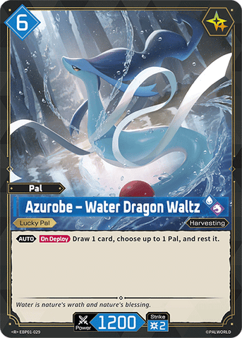 Image for Azurobe – Water Dragon Waltz (EBP01-029) (EBP01) - Palworld Official Card Game