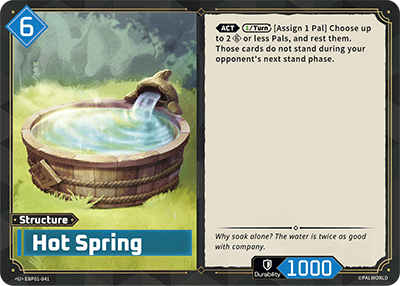 Image for Hot Spring (EBP01-041) (EBP01) - Palworld Official Card Game