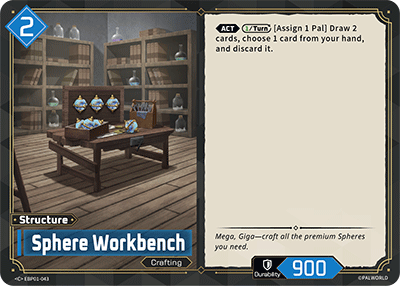 Image for Sphere Workbench (EBP01-043) (EBP01) - Palworld Official Card Game