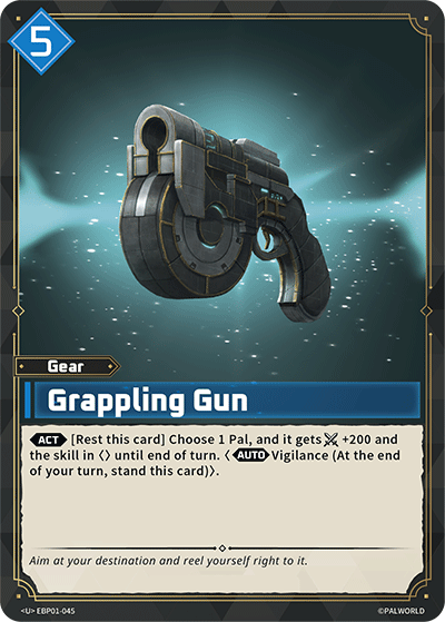 Image for Grappling Gun (EBP01-045) (EBP01) - Palworld Official Card Game