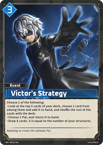 Image for Victor's Strategy (EBP01-046) (EBP01) - Palworld Official Card Game