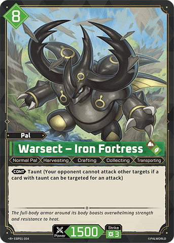 Image for Warsect – Iron Fortress (EBP01-054) (EBP01) - Palworld Official Card Game