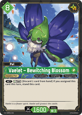Image for Vaelet – Bewitching Blossom (EBP01-055) (EBP01) - Palworld Official Card Game