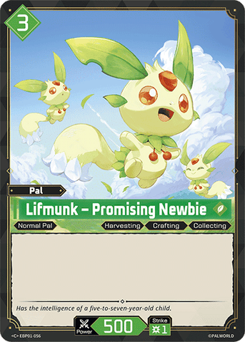 Image for Lifmunk – Promising Newbie (EBP01-056) (EBP01) - Palworld Official Card Game