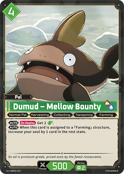 Image for Dumud – Mellow Bounty (EBP01-057) (EBP01) - Palworld Official Card Game
