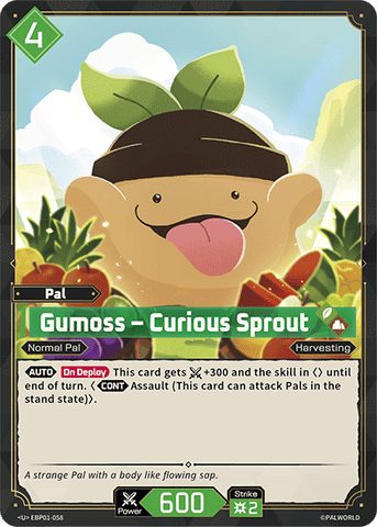 Image for Gumoss – Curious Sprout (EBP01-058) (EBP01) - Palworld Official Card Game