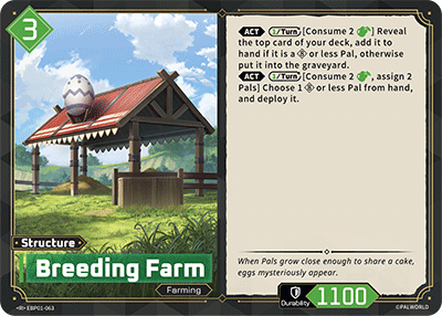 Image for Breeding Farm (EBP01-063) (EBP01) - Palworld Official Card Game