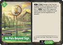 Image for No Pals Beyond Sign (EBP01-067) (EBP01) - Palworld Official Card Game