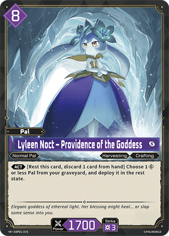 Image for Lyleen Noct – Providence of the Goddess (EBP01-078) (EBP01) - Palworld Official Card Game