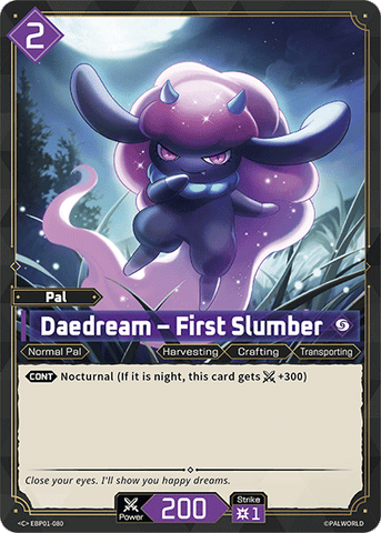 Image for Daedream – First Slumber (EBP01-080) (EBP01) - Palworld Official Card Game