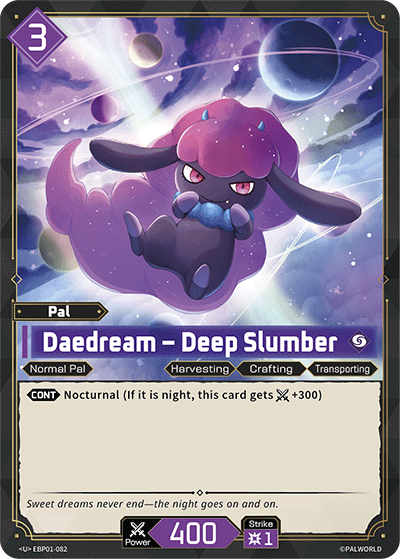 Image for Daedream – Deep Slumber (EBP01-082) (EBP01) - Palworld Official Card Game