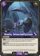 Image for Menasting – Darkness-Dwelling Scorpion (EBP01-084) (EBP01) - Palworld Official Card Game