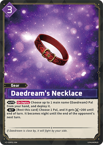 Image for Daedream's Necklace (EBP01-094) (EBP01) - Palworld Official Card Game